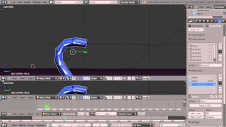 Blender Tutorial  Combining Object Morphing and Armature Animation [upl. by Dorion]