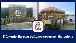 El Dorado Maroma Palafitos Overwater Bungalows  Room Tour [upl. by Ridglee]