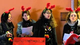 Christmas Song  Carol Music Live Choir  4 Girl Sing [upl. by Kcaz]