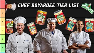 PRESIDENTS RANK CHEF BOYARDEE [upl. by Moonier]