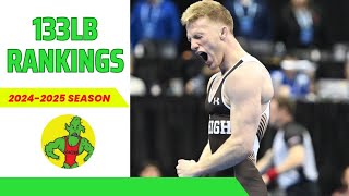 133lb Preseason RANKINGS  2425 NCAA Wrestling Season [upl. by Panayiotis]