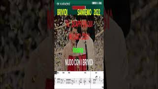 BRIVIDI Mahmood  Blanco Karaoke SANREMO 2022 [upl. by Ahsinned]