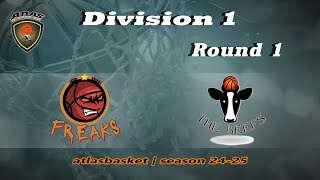 Atlasbasket  Div 1Round 1  FREAKS vs THE BEEFS [upl. by Nedloh488]