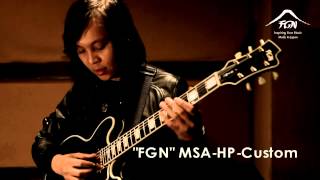 FGN Guitars Japan  MSAHPC Electric Guitar  Demo amp Spec Review With Jack Thammarat [upl. by Oer]