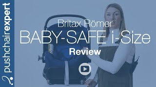 Britax Römer BABYSAFE iSIZE Infant Carrier Up Close Review [upl. by Royden759]