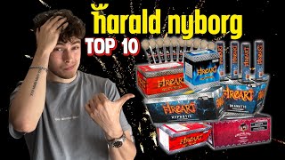 Top 10 Over Harald Nyborgs Fyrværkeri  20242025 [upl. by Bautista989]