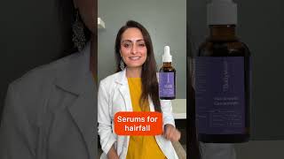 Hairfall control serums  dermatologist recommends notsponsored [upl. by Yromas]