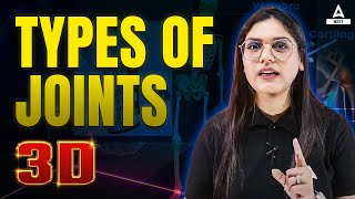 Types of Joints  3D Animation   NEET Mantra  Garima Goel [upl. by Notlem]