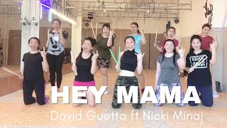 Hey Mama David Guetta ft Nicki Minaj  Poundfit  Stick Drumming Workout  Dance Fitness With Linda [upl. by Yboj44]