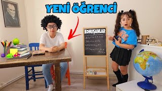 YENİ ÖĞRENCİ HÜSAMETTİN ESMAYI GICIK ETTİ SINIFTA NELER OLDUماما جابت بيبي  جنى مقداد  طيور الجنة [upl. by Varini]