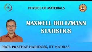 Maxwell Boltzmann Statistics [upl. by Ailssa519]