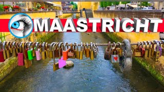 MAASTRICHT  SHORT TOUR  4K TRAVEL GUIDE  NETHERLANDS [upl. by Noland297]