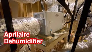 DIY installation of an Aprilaire E080 whole house dehumidifier in a spray foam insulated house [upl. by Isleana]