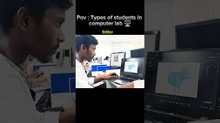 Types of students in lab students btech youtubeshorts shorts lab [upl. by Am]