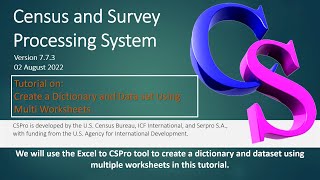 Tutorial on Create a Dictionary and Dataset Using Multi Worksheets [upl. by Lilybel]