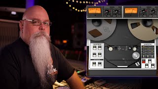 How to Create Slapback Tape Echo on Drums  UAD2 Ampex ATR102 [upl. by Zippel]