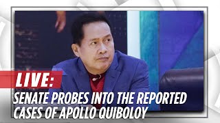 Senate resumes inquiry into the reported cases of KOJC leader Apollo Quiboloy  ABSCBN News [upl. by Adiaz]