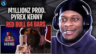 M1llionz prod Pyrex Kenny  Red Bull 64 Bars  RAGTALKTV REACTION [upl. by Rramal]