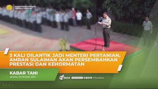 Pulang dari Retret di Magelang Mentan Amran Tegaskan Indonesia Harus Swasembada Pangan [upl. by Calderon]