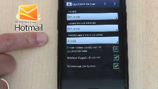 Cómo configurar tu correo Gmail y Hotmail en tu Android [upl. by Eirrej462]