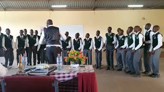 Nyamira Boys High School with a beautiful arrangement of a Kisii Folk Song KMF2024 [upl. by Kcirrek]