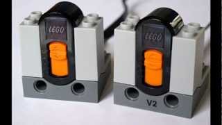 LEGO Power Functions IR receiver V1 and V2 comparison [upl. by Sutphin55]