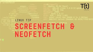 How to use the screenfetch and neofetch commands 2Minute Linux Tips [upl. by Musihc]