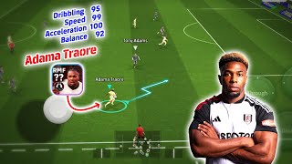 ADAMA TRAORE ⚡💪 eFootball 2025 mobile Amazing Winger Underrated player nominating [upl. by Hokanson630]