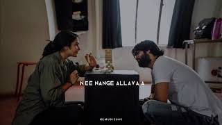 Nee Nange Allavaa Song  WhatsApp Status Video [upl. by Ssur732]