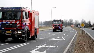 Grote bosbrand Laag Soeren 17 spoed voertuigen [upl. by Evans]