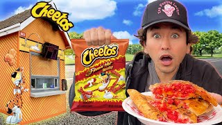 Eating At The Most VIRAL MEXICAN Restaurant HOT CHEETO FOOD COMBOS [upl. by Hgielsel]