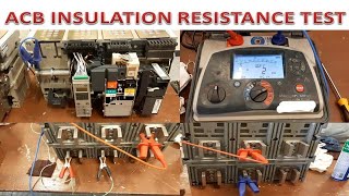 Insulation Resistance Test  How to check ACB with Magger  How to IR Test in Circuit Breaker [upl. by Johnathan]