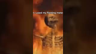 Me when I used my flaming meteor on myself tsbg roblox memes [upl. by Uhej]