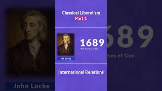 Classical Liberalism Part 1 John Lockes Revolutionary Ideas 🌍📜 history internationalrelations [upl. by Nawoj492]