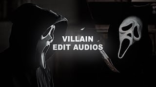 more villain edit audios  timestamps [upl. by Oinotnas926]