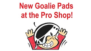 Small Saves Checks Out New Goalie Pads [upl. by Ahtiuqal]