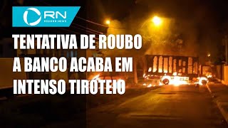 Tentativa de roubo a banco acaba em intenso tiroteio em Araraquara [upl. by Asfah]