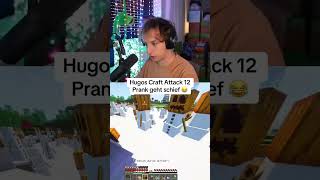 Hugos Prank geht schief minecraft craftattack12 memes twitch letshugo comedy7vswildstaffel4 [upl. by Cirre]