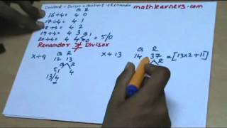 4 Vedic Mathematics  Playing with Remainders and Quotients [upl. by Sinnaiy57]