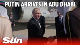 Russian Su35S fighter jets provide escort as Putin arrives in Abu Dhabi [upl. by Cecil62]