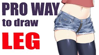 How to Draw Anime Legs Like a Pro [upl. by Llevol]