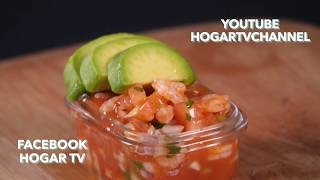 Como Preparar Coctel de Camarones con Ketchup HogarTv por Juan Gonzalo Angel [upl. by Bucella109]