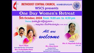 Womens retreat 2024 Methodist church Mahabubnagar  05 oct 2024  Session 2 [upl. by Buschi882]