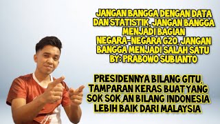 Jangan bangga dengan angka dan data  Jangan bangga menjadi bagian negara g20  nyatanya [upl. by Hengel]