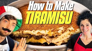 Tiramisu Recipe  How to Make Authentic Italian Tiramisu [upl. by Adleremse]