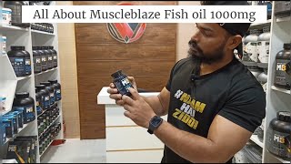 All About Muscleblaze Fish Oil 1000mgOmega3Essential Fatty AcidBenifitsUsesPriceSideEffects [upl. by Leizo351]