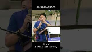 FILING OF CANDIDACY FOR HALALAN 2025 [upl. by Nevear]