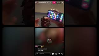 Wooda And Lena On Instagram Live Chopping It Up [upl. by Adnima533]