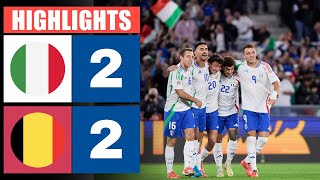 ItaliaBelgio  2  2  Highlights amp Goals  UEFA Nations League [upl. by Mccreery979]