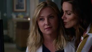 Greys Anatomy 14x02 Arizona amp Carina and kisses [upl. by Elder]